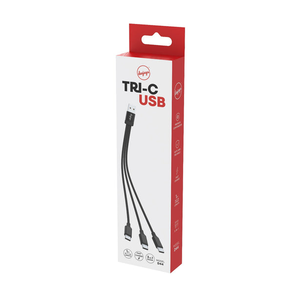 Deejays D44 3-in-1 Type C Cable