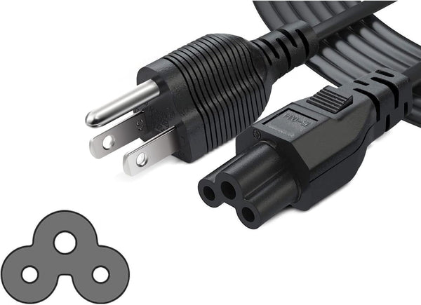 Power Cord Cable for Computer 5ft 125 Volt