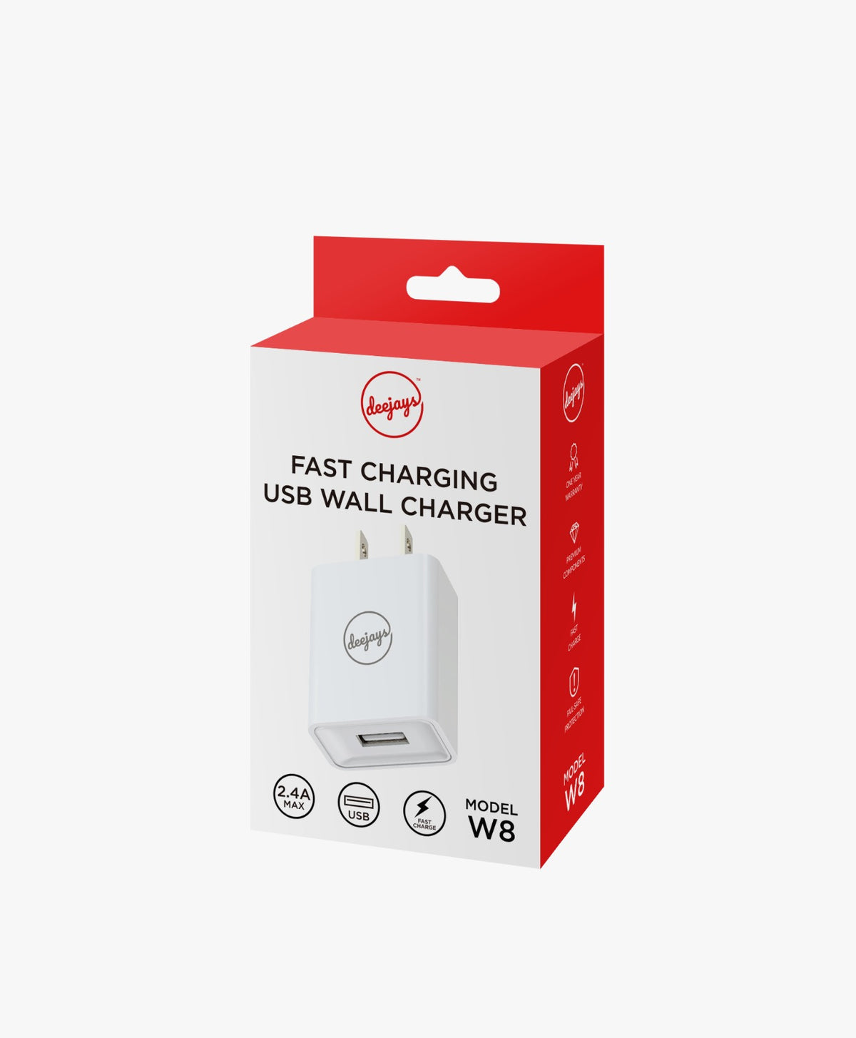 Deejays W8 USB Wall Charger