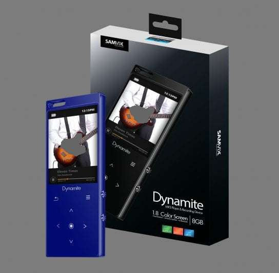 Samvix Dynamite MP3 Player 8GB - Black