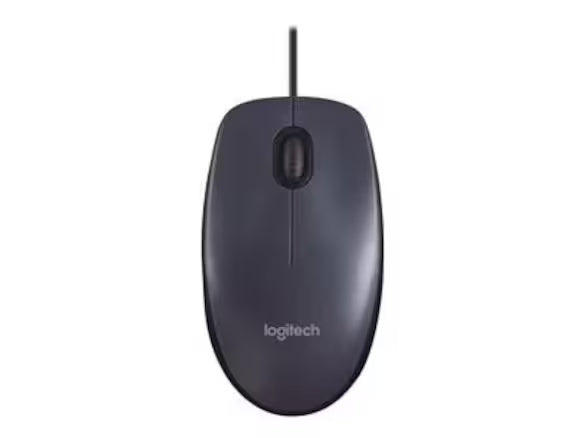 Logitech B100 Wired Mouse - Black
