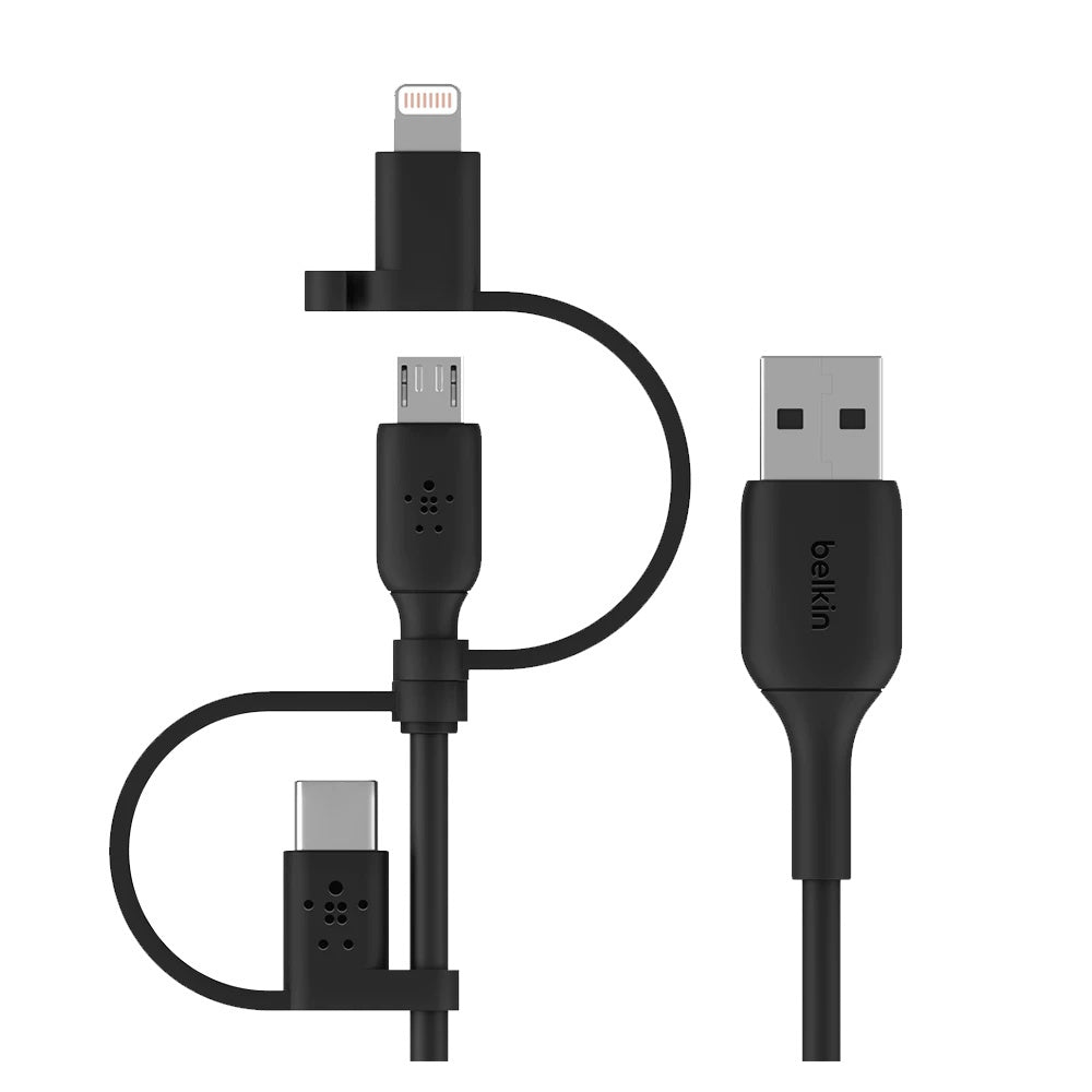 Belkin - Boost Charge Universal Cable 3ft - Black