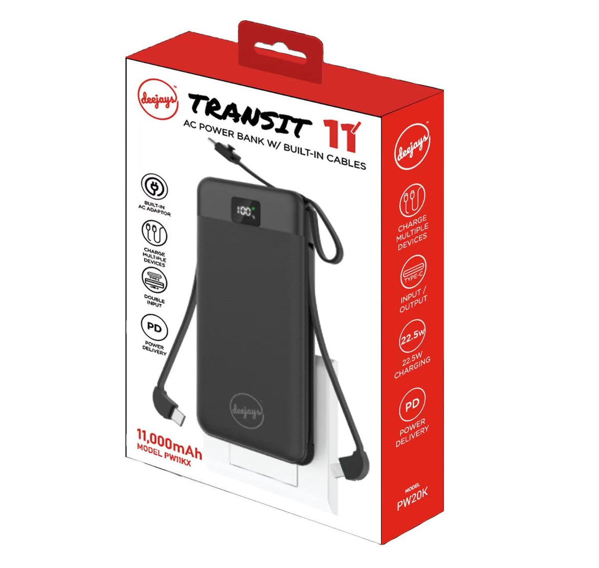Deejays PowerBank 11000mAh