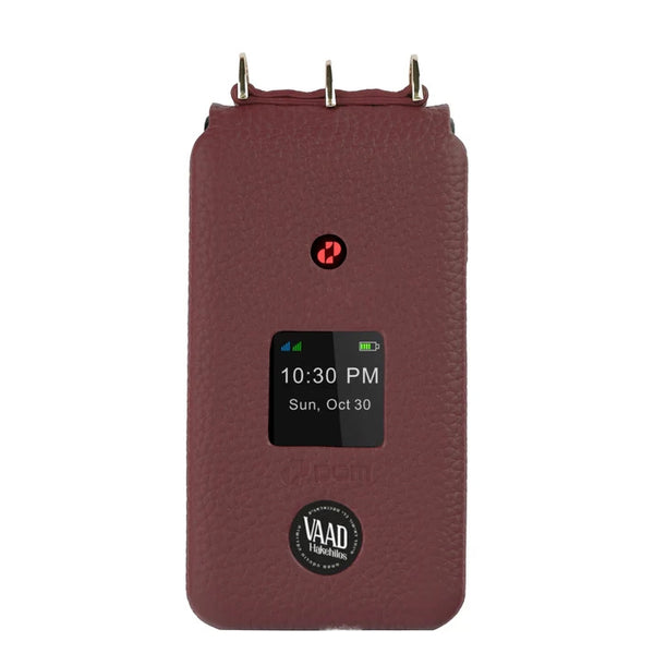 Pom Leather Case - Burgundy