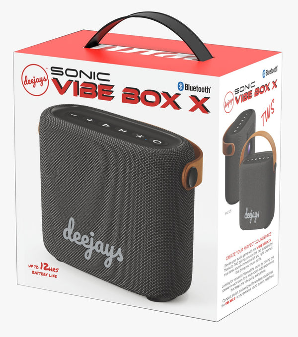 Deejays Sonic Vibe Box X Bluetooth Speaker